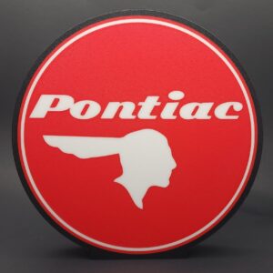 1930-1959 Pontiac Logo Illuminated Sign